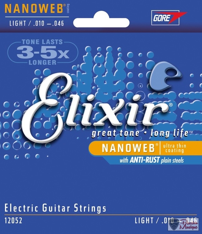PASSION MUSIQUE - Elixir Electric guitar strings .012 mm .052 mm