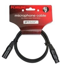 PASSION MUSIQUE - KIRLIN Microphone Cable MPC-270 BK 3FT