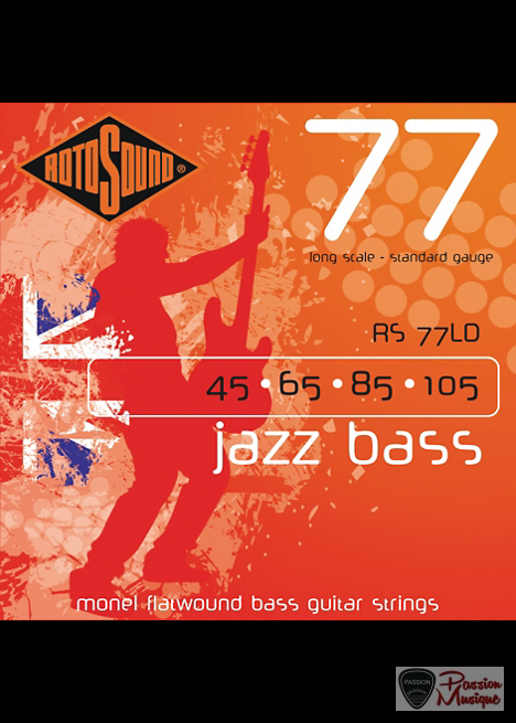 PASSION MUSIQUE - Rotosound Flat Wound 45-105