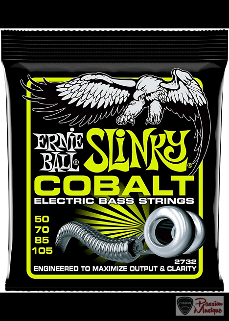 PASSION MUSIQUE - Ernie Ball 2732 Cobalt Regular Slinky 50-105