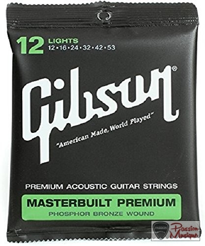 PASSION MUSIQUE - Gibson Masterbuilt Premium Phosphor Bronze 12-53