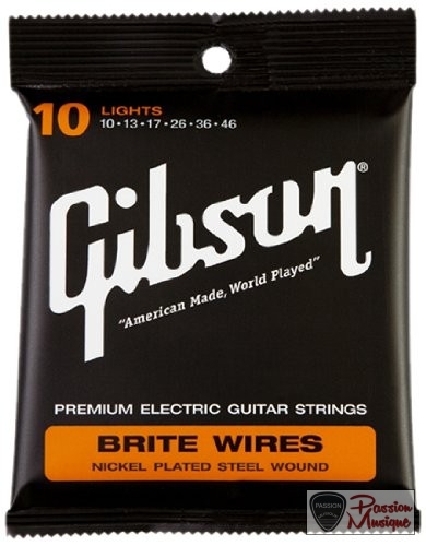 PASSION MUSIQUE - Gibson Brite Wires Light 10-46