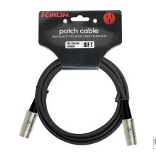 KIRLIN Patch Cable MD-561 BK 10FT