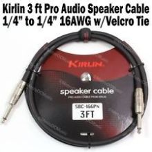KIRLIN Speaker Cable SBC-166PN 3FT