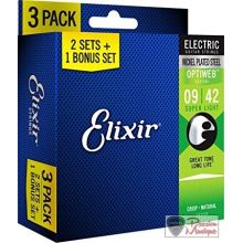 Elixir Optiweb 9-42 3-Pack